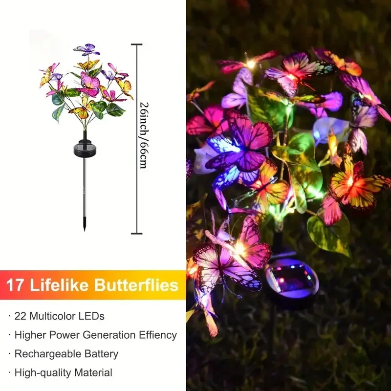 Solar LED Butterfly Garden Lig - Outdoor Lighting Company review and price