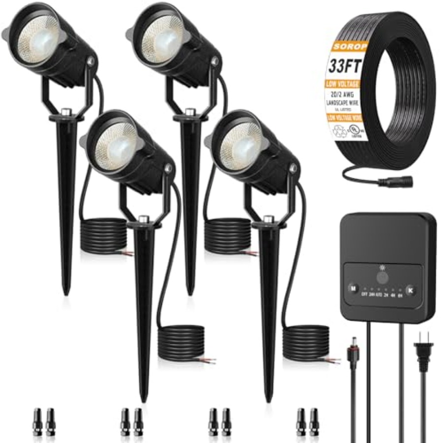 Landscape Lighting Kit Low Vol - Outdoor Lighting Kit With Transformer review and price