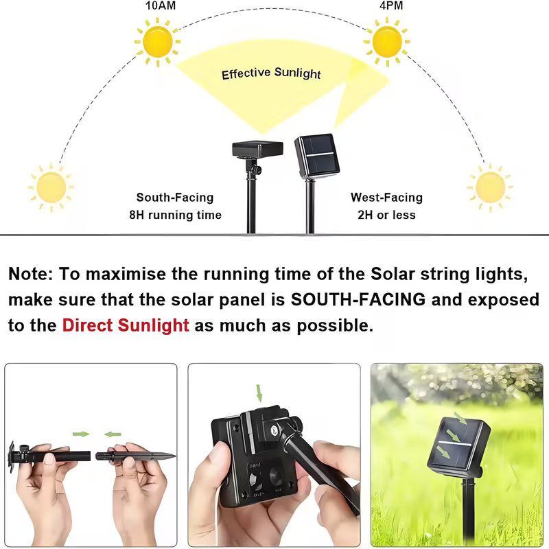 Solar String Lights Outdoor LE - Outdoor Lighting Company review and price