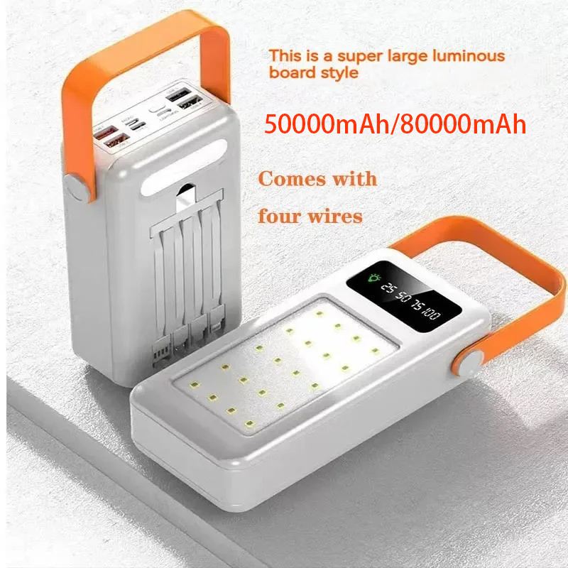 50000mAh 80000mAh Portable Pow - Outdoor Lighting Battery Operated review and price