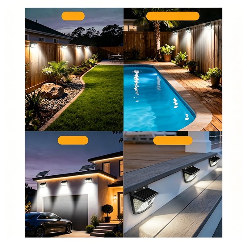 [NEW!A25P】 Waterproof Solar Po - Outdoor Lighting With Motion Sensor review and price