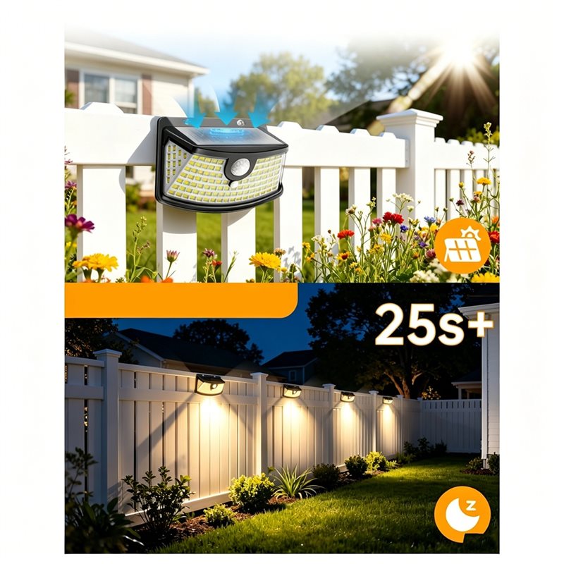 [NEW!A25P】 Waterproof Solar Po - Outdoor Lighting With Motion Sensor review and price