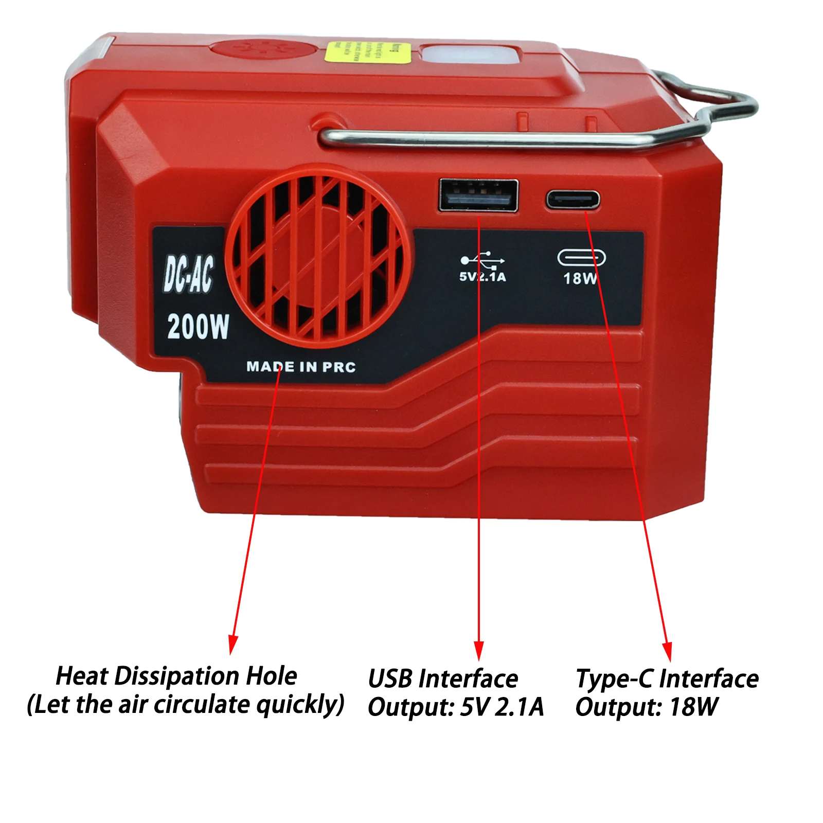200W Portable Power Inverter 1 - Outdoor Lighting Battery Operated review and price