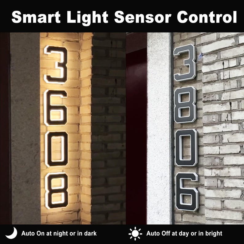 Solar LED House Number Sign Wa - Outdoor Lighting Company review and price