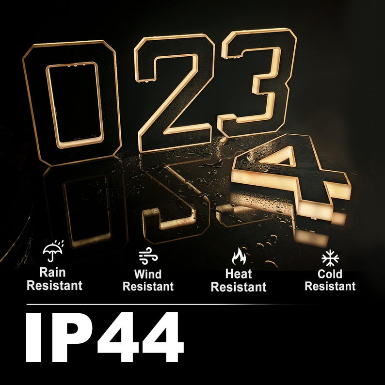 Solar LED House Number Sign Wa - Outdoor Lighting Company review and price