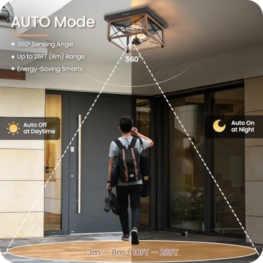 Outdoor Ceiling Light with Mot - Outdoor Lighting With Motion Sensor review and price