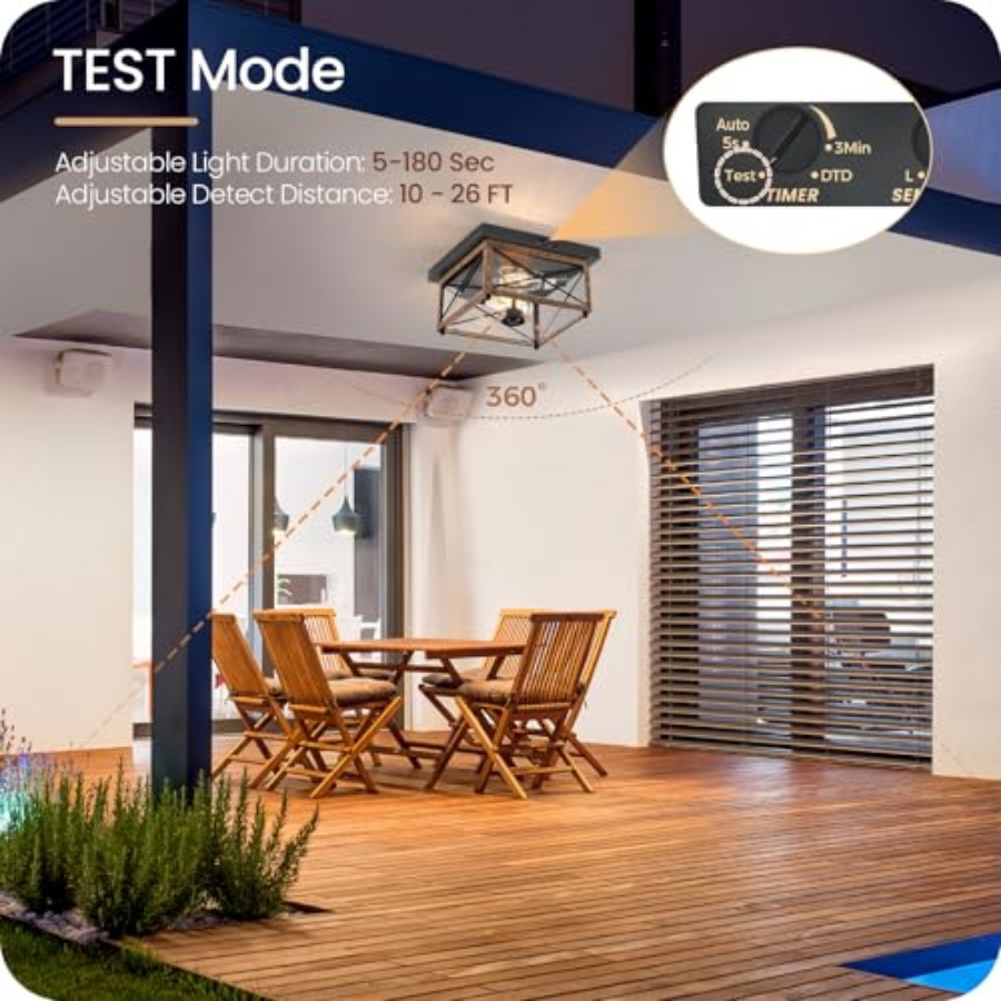 Outdoor Ceiling Light with Mot - Outdoor Lighting With Motion Sensor review and price