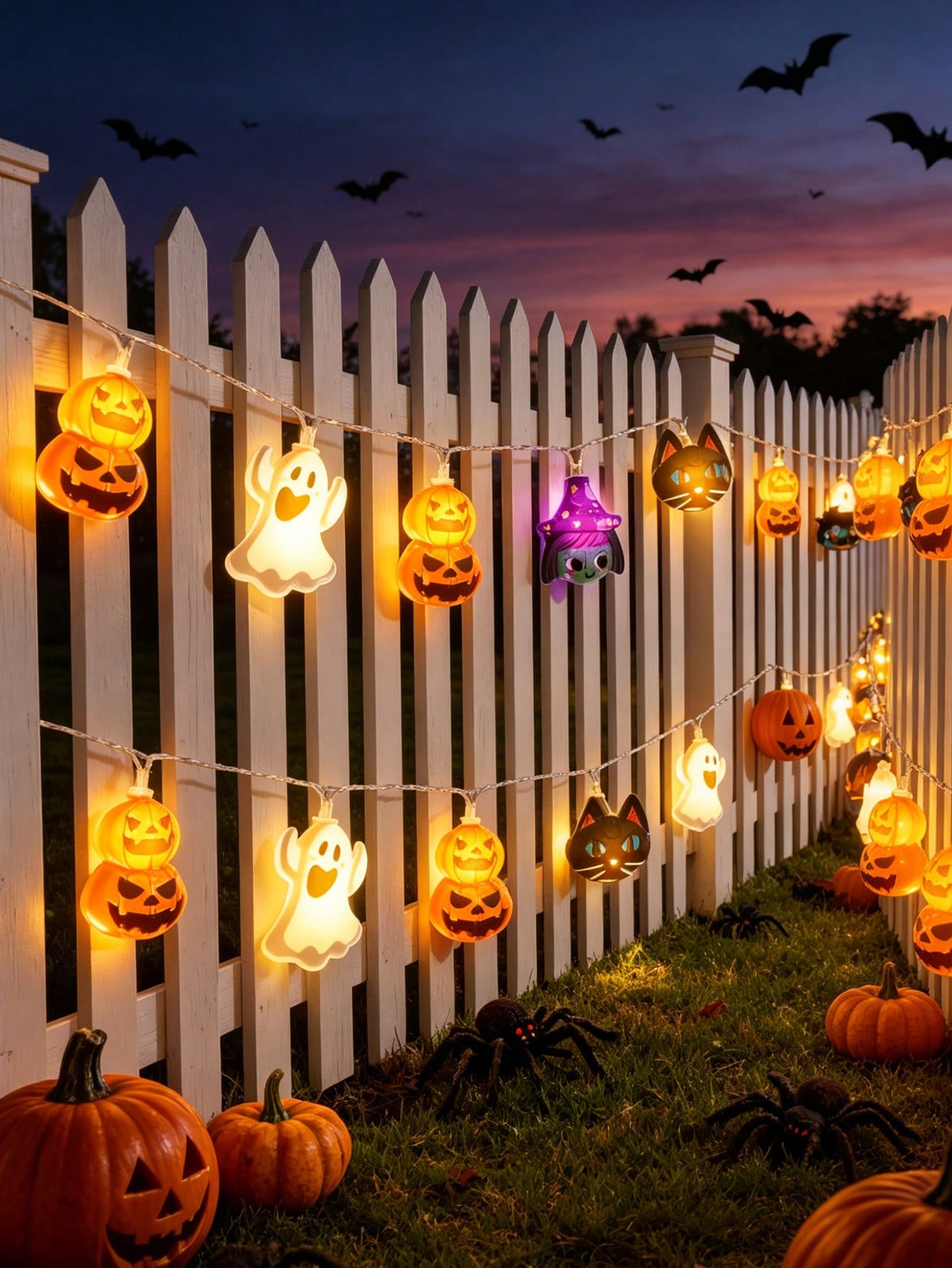 1pc Halloween Decorative Strin - Outdoor Lighting Battery Operated review and price