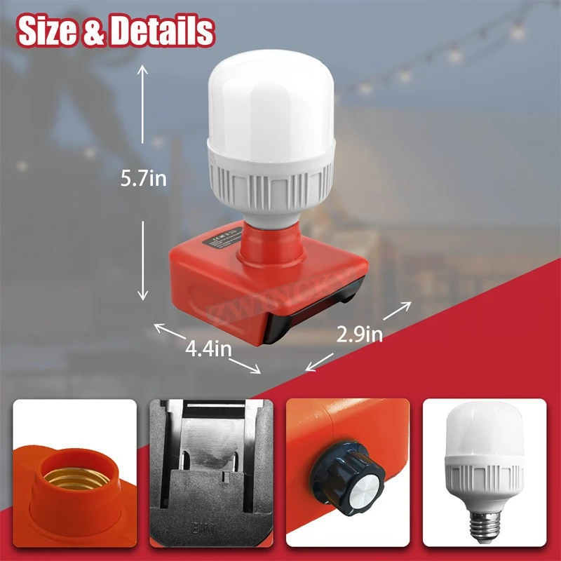 Portable Tool Light Suitable f - Outdoor Lighting Battery Operated review and price