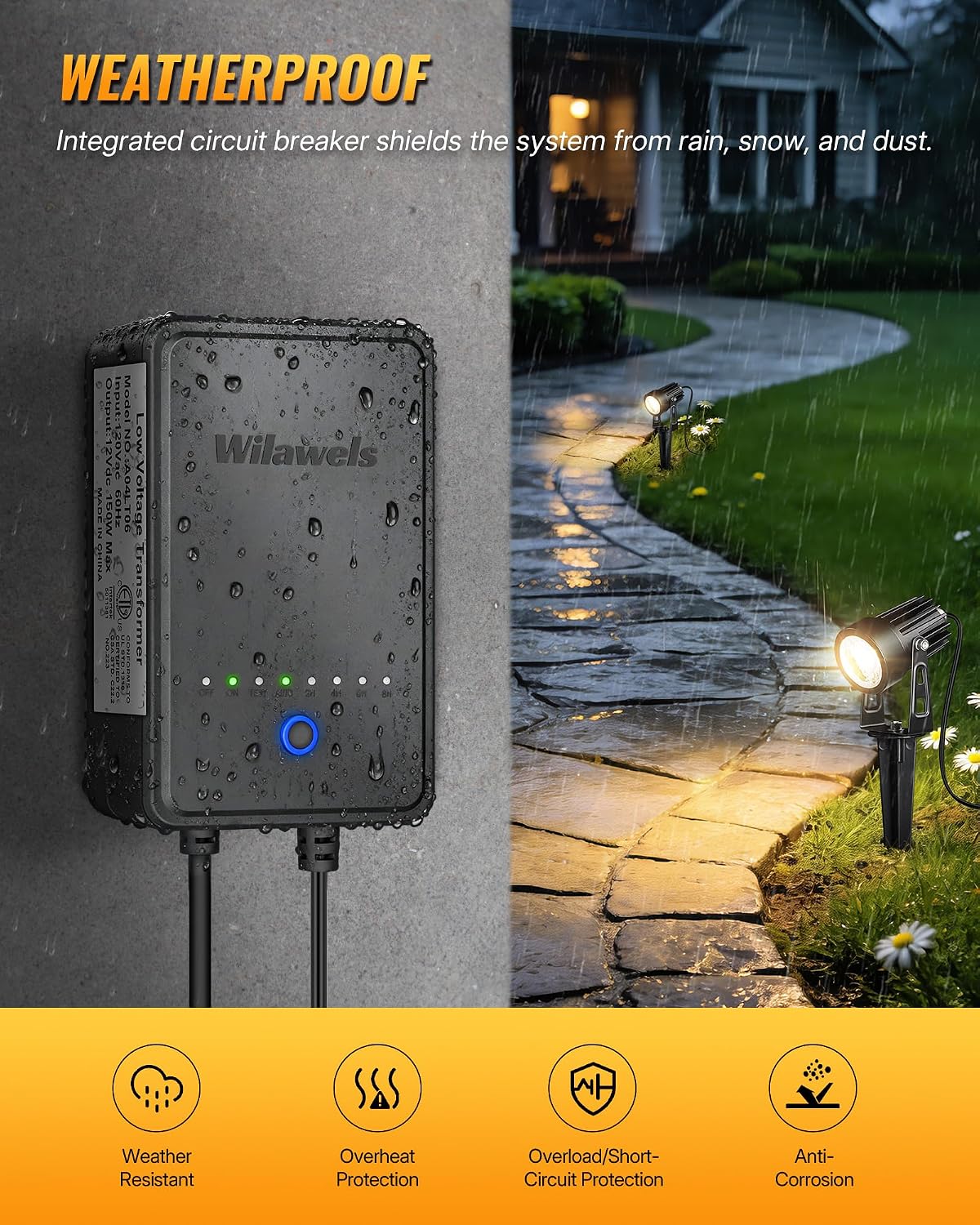 Low Voltage All-in-One LED Lan - Outdoor Lighting Kit With Transformer review and price